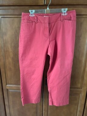 Ann Taylor Loft Salmon Cropped Pants Size 12
